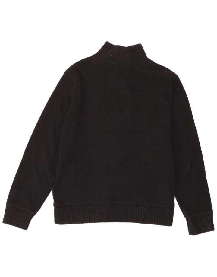 Pulover cardigan pentru bărbați Marks & Spencer, lână de miel neagră mare