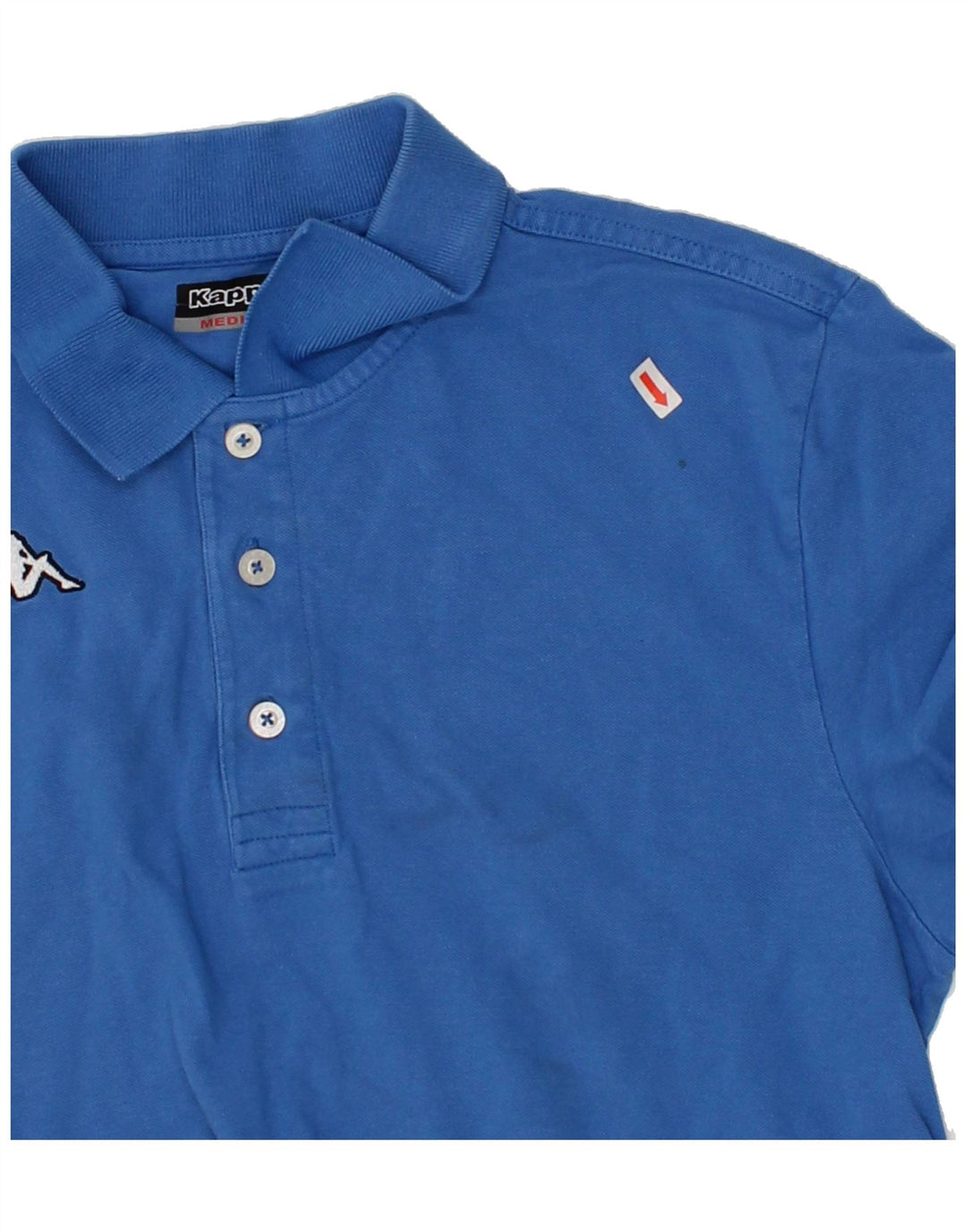 KAPPA Mens Polo Shirt Medium Blue Cotton Vintage Kappa and Second-Hand Kappa from Messina Hembry 