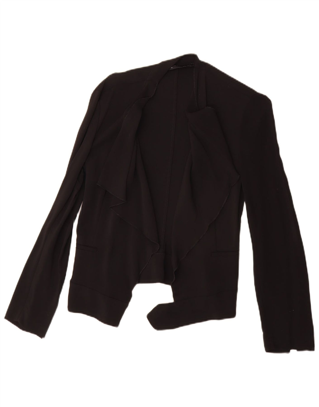 Jachetă Blazer deschisă pentru femei Zara UK 10 Small Black