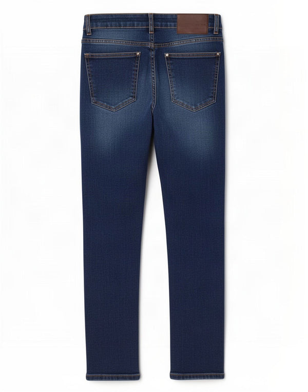 Blugi slim pentru bărbați Zara EU 42 Large W32 L29 Blue Bumbac