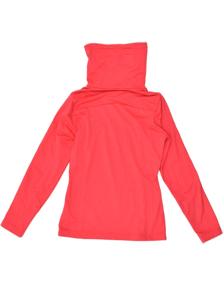 DECATHLON Womens Roll Neck Top Long Sleeve UK 6 XS Pink Polyester Vintage Decathlon and Second-Hand Decathlon from Messina Hembry 