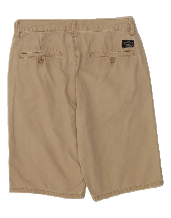 VANS Mens Chino Shorts W28 Small Beige Cotton Vintage Vans and Second-Hand Vans from Messina Hembry 