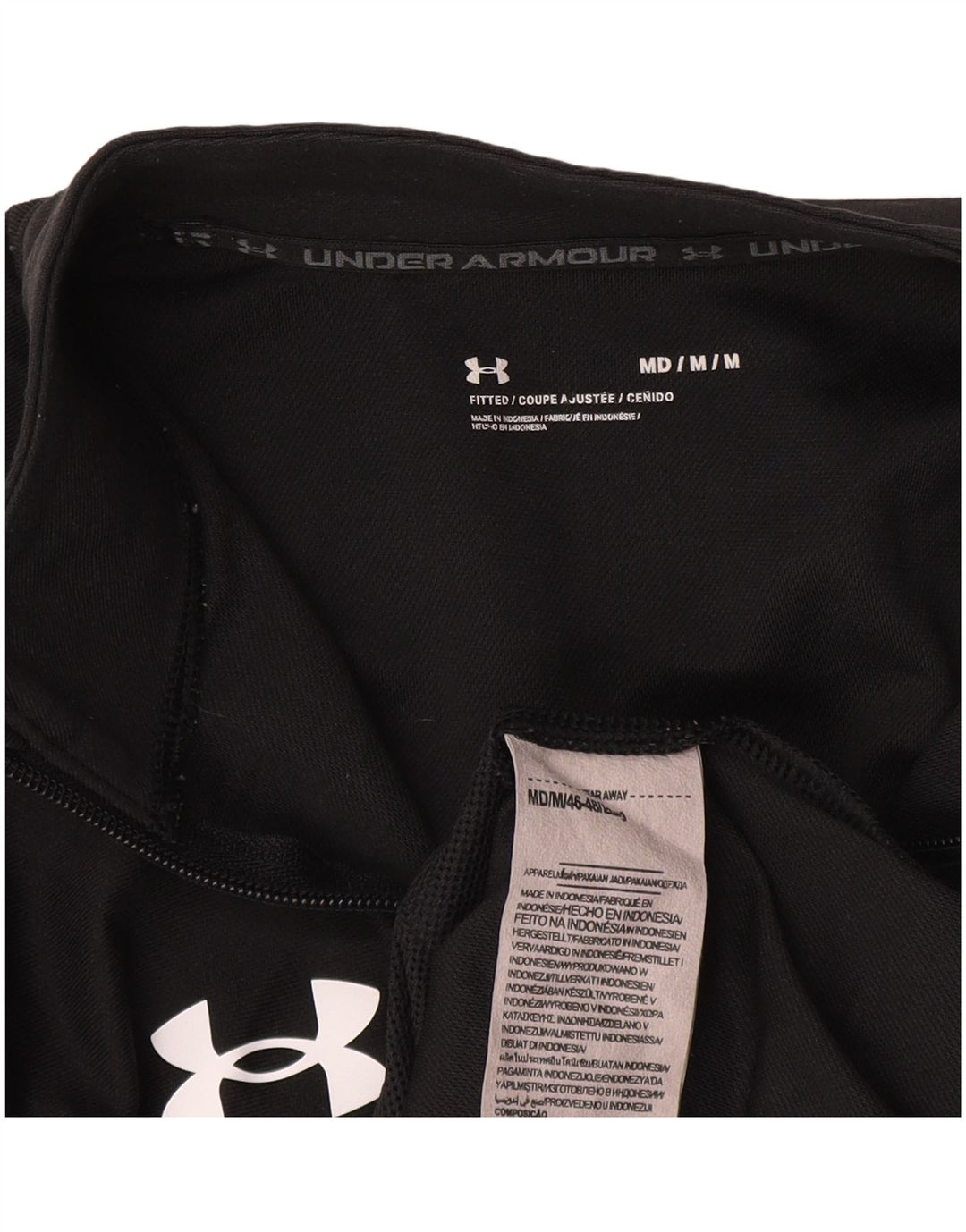 Jachetă de trening pentru bărbați Under Armour, poliester mediu negru