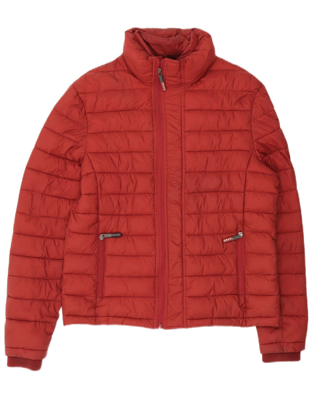 Jachetă căptușită pentru bărbați Superdry UK 40 mare nailon burgundy