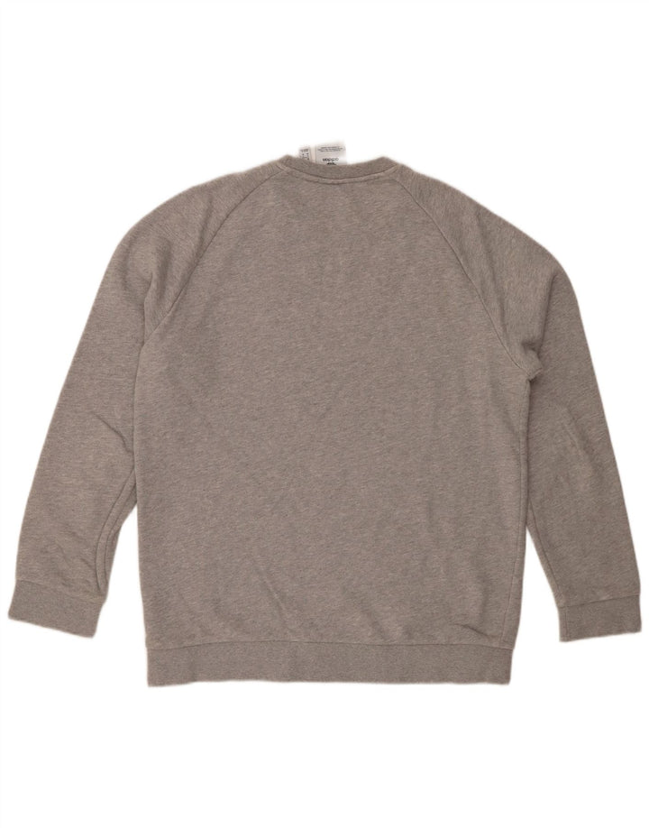 Pulover pentru bărbați ADIDAS, bumbac, gri mediu