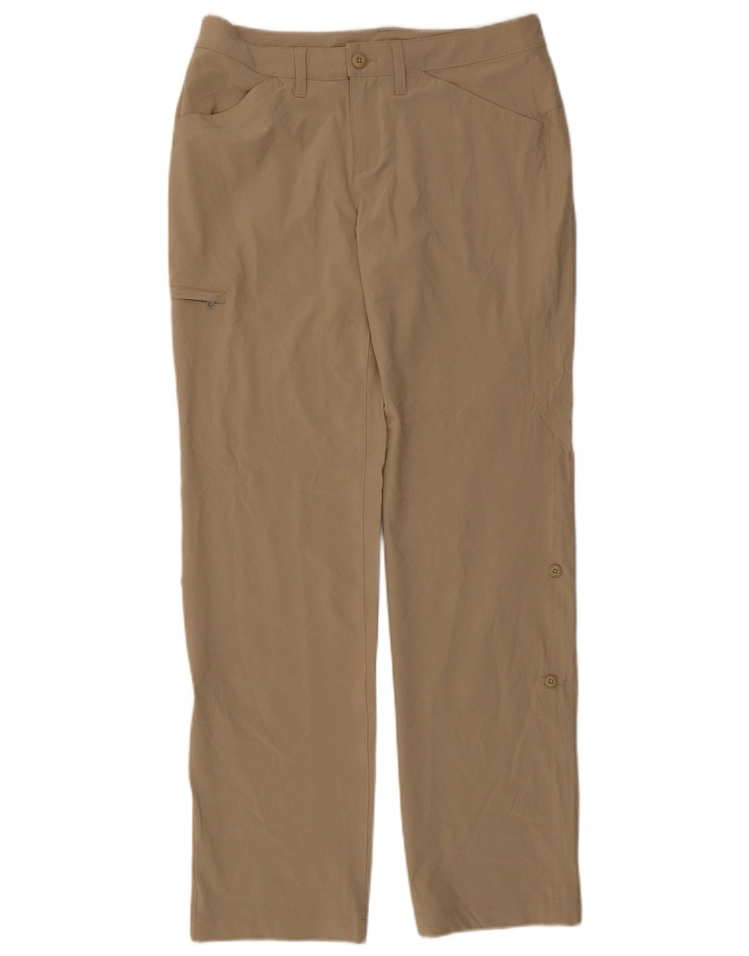 Pantaloni cargo drepti pentru femei Eddie Bauer US 6 Medium W30 L32 Bej