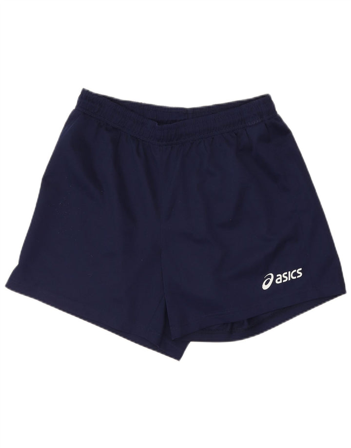 Pantaloni scurti sport Asics pentru bărbați, poliester, albastru mic