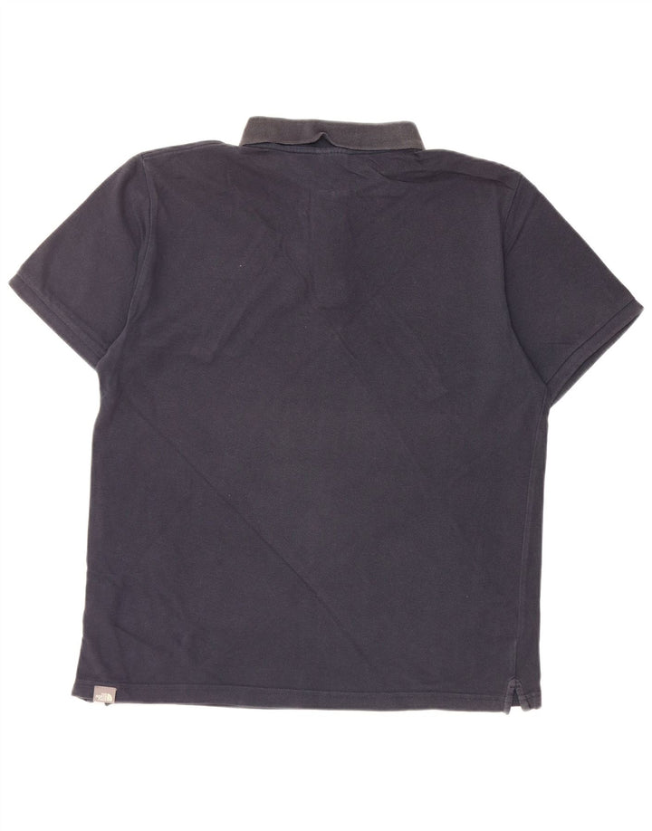 Cămașă polo pentru bărbați THE NORTH FACE, bumbac mediu bleumarin