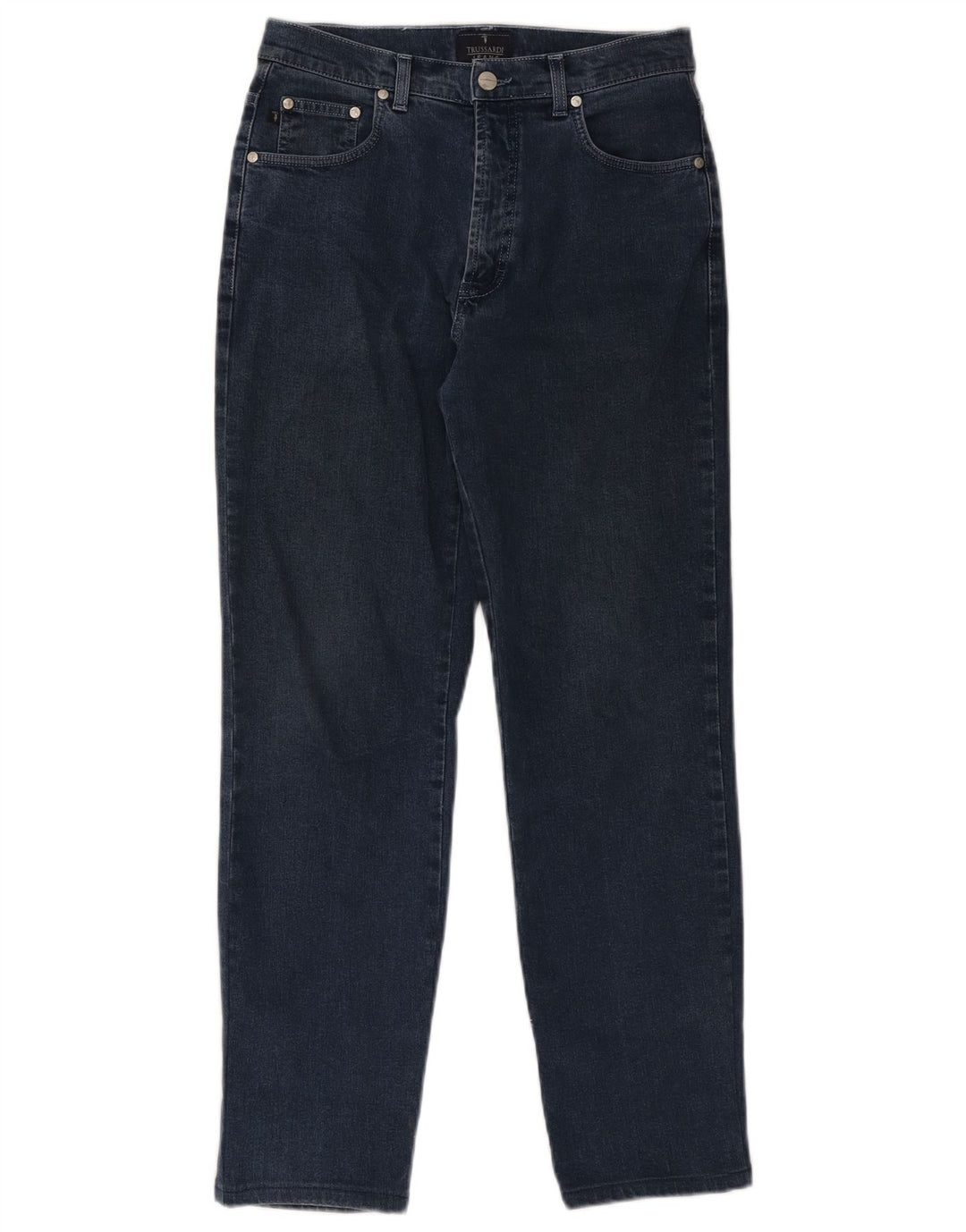 Trussardi blugi pentru bărbați subțiri W28 L28 bleumarin