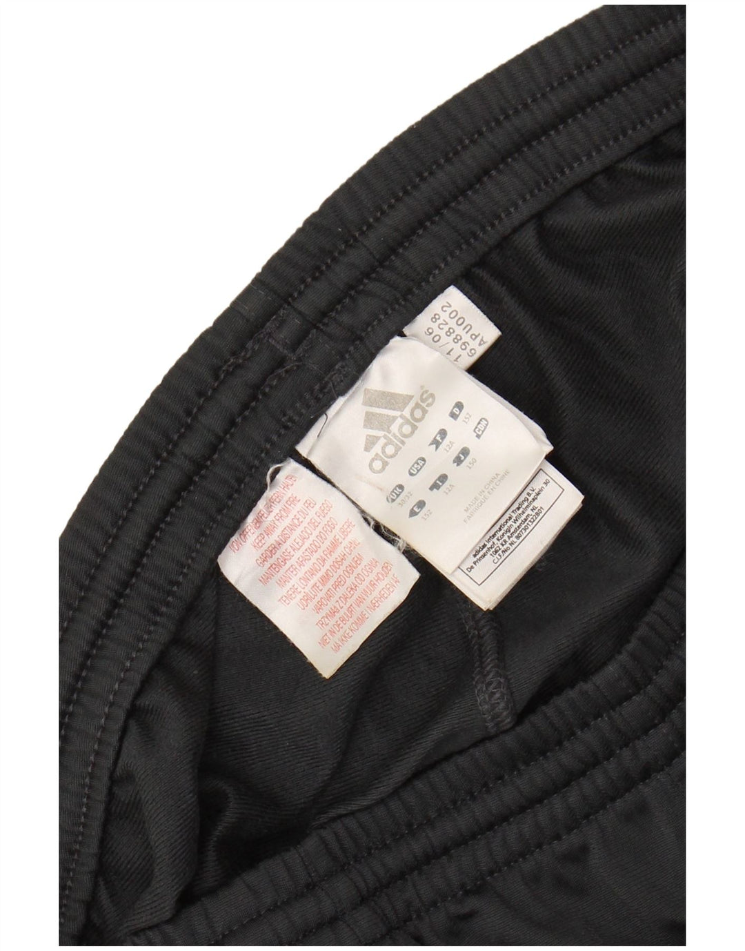 Pantaloni de trening ADIDAS pentru baieti 11-12 ani poliester gri