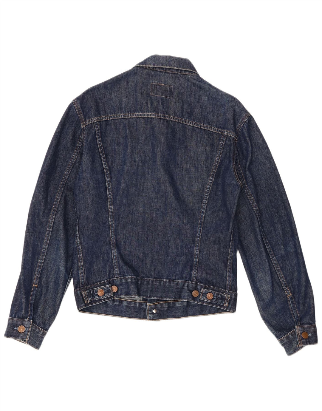 Jachetă Levi's Fete Denim 11-12 Ani Mare Bumbac Bleumarin