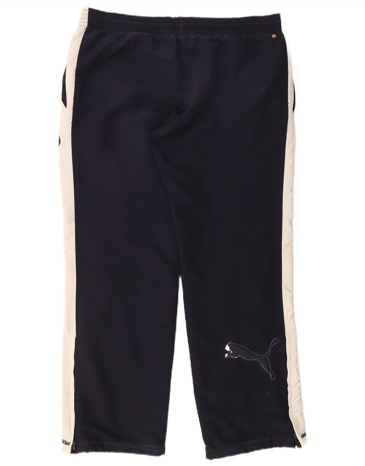 Pantaloni de trening Puma pentru bărbați, mari bleumarin, color block