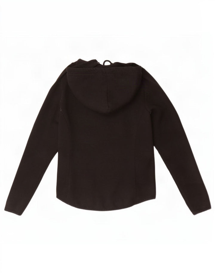 Pulover Superdry pentru femei cu fermoar, UK 12 Poliester mediu negru