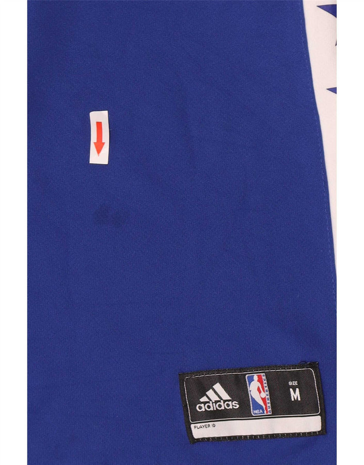 Vesta cu grafică Adidas pentru băieți Top 11-12 ani, albastru mediu, poliester color bloc