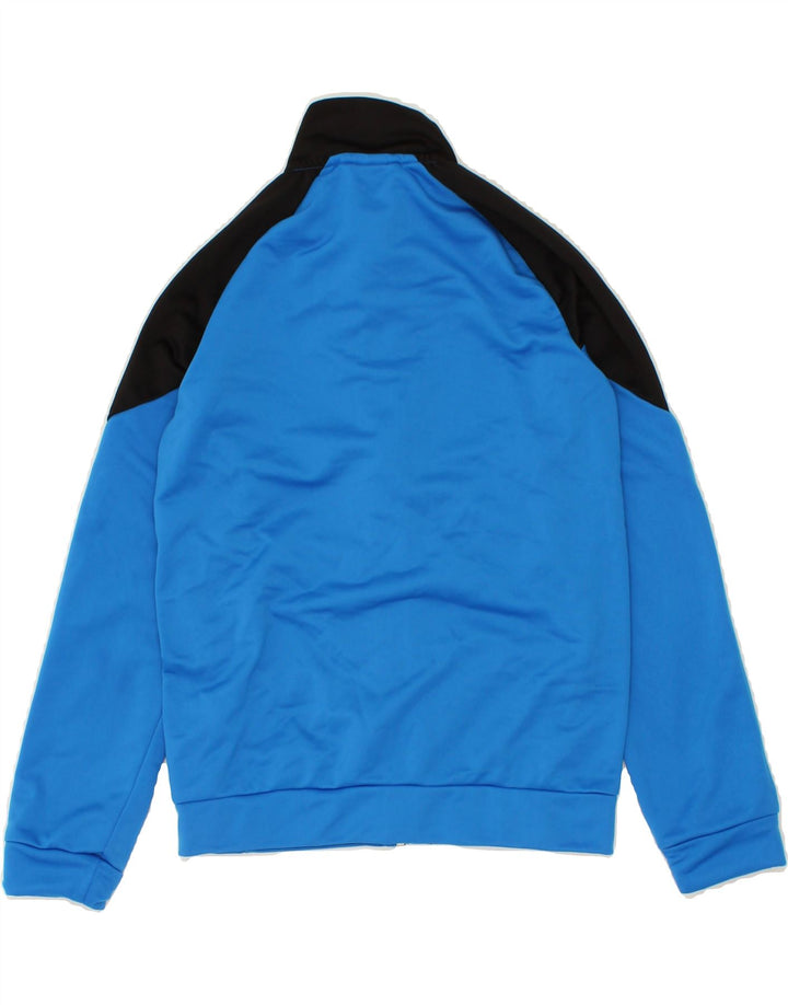 PUMA Boys Graphic Tracksuit Top Jacket 11-12 Years Blue Colourblock Vintage Puma and Second-Hand Puma from Messina Hembry 