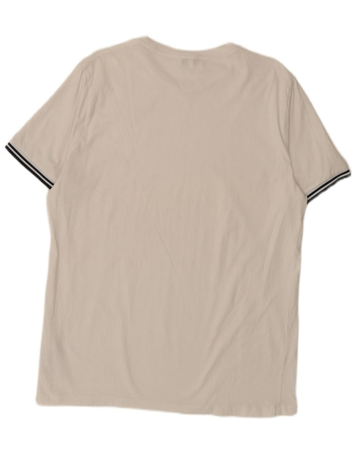 Tricou pentru bărbați Reiss Top XL Bumbac alb