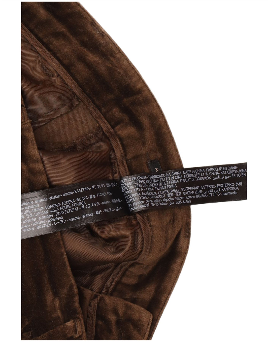 Massimo Dutti Pantaloni Chino Bootcut Femei EU 38 Small W28 L30 Maro