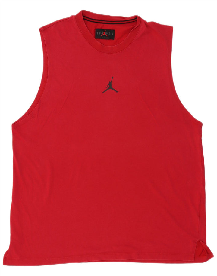 Vestă pentru bărbați Jordan XL, bumbac roșu