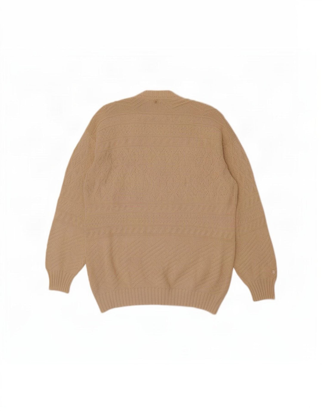 Pulover cardigan pentru bărbați Think Pink IT 54 XL bumbac bej