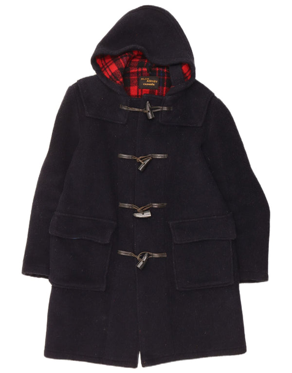 Manson vintage pentru bărbați cu glugă, UK 38, bleumarin mediu