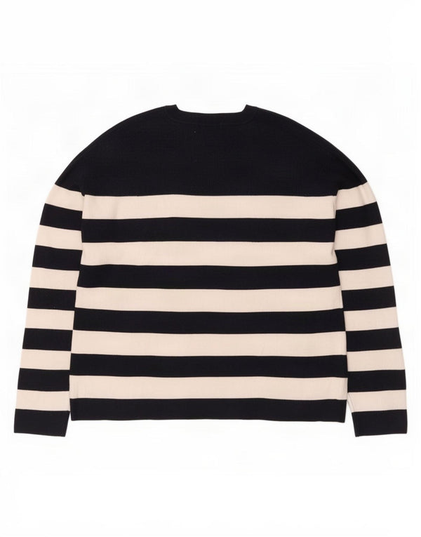 Pulover pentru femei Marks & Spencer, cu gât de barcă, UK 16, mare, bleumarin