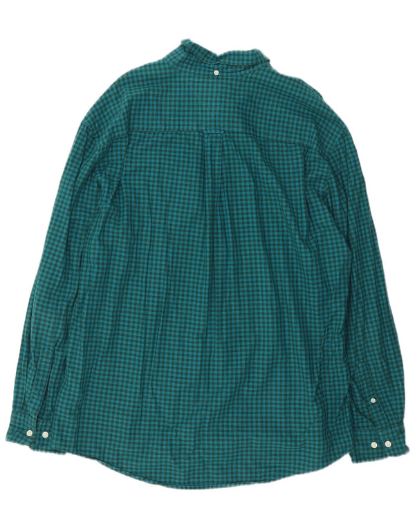 Cămașă Tommy Hilfiger pentru bărbați 2XL, bumbac verde vichy
