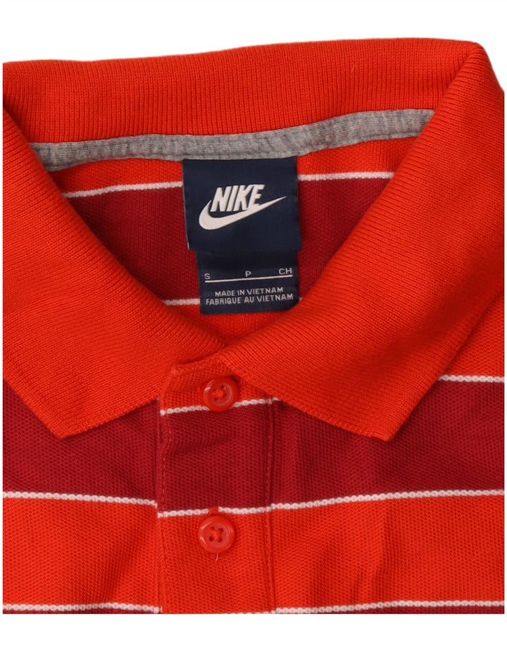 Tricou polo grafic pentru bărbați Nike, cu dungi roșii mici
