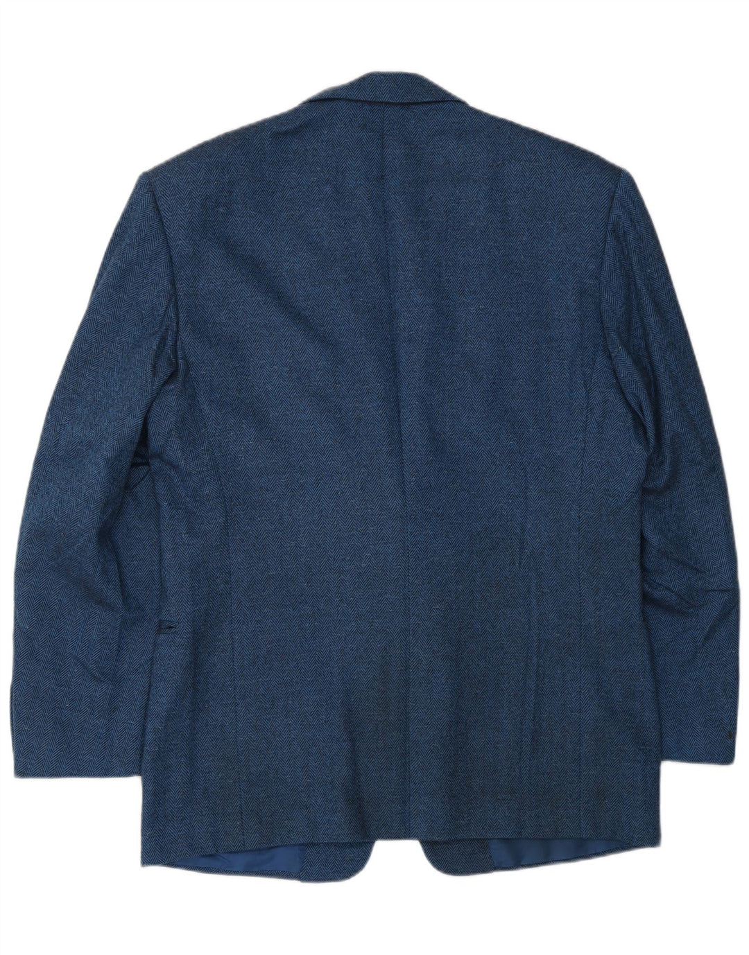 Jachetă pentru bărbați Pal Zileri cu 2 nasturi IT 52 XL Blue Herringbone Wool