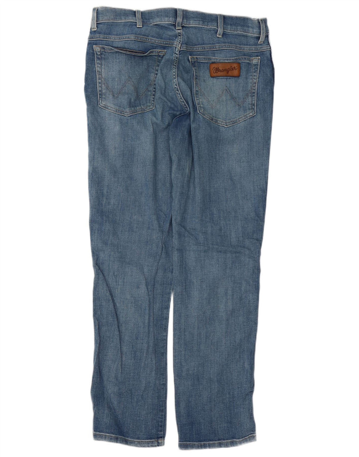Blugi drepte pentru bărbați Wrangler Texas W36 L30 bumbac albastru