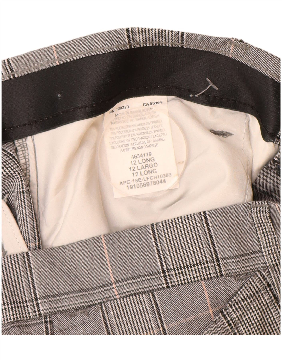 Pantaloni casual Lee pentru femei cu talie medie US 12 Large W32 L32 Poliester gri