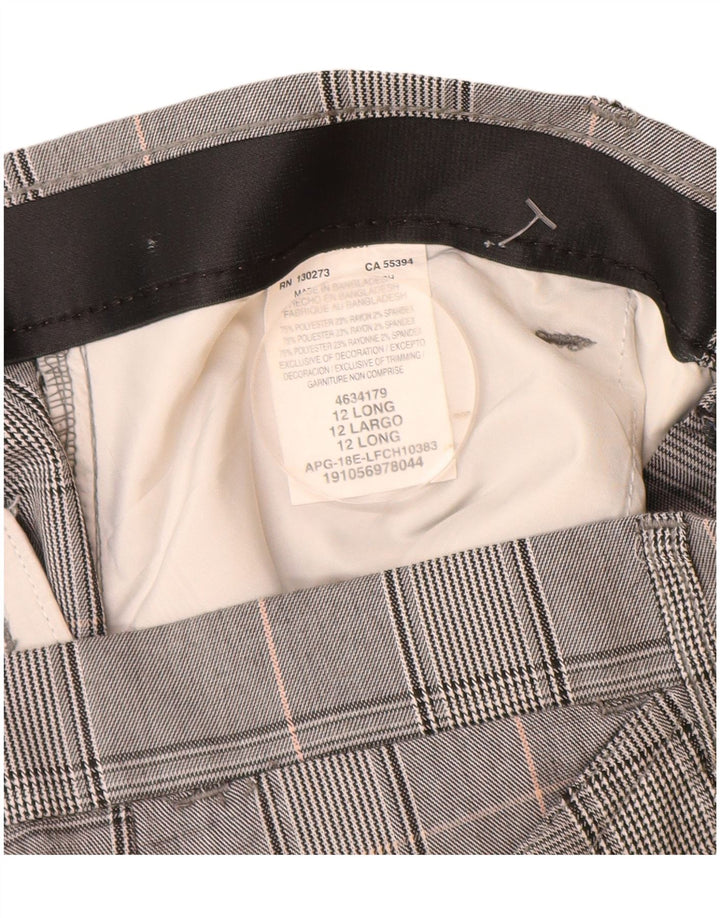 Pantaloni casual Lee pentru femei cu talie medie US 12 Large W32 L32 Poliester gri