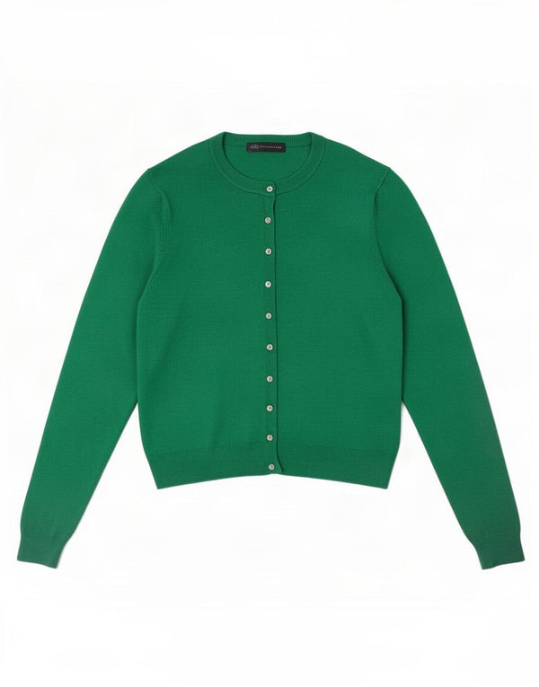 Pulover cardigan pentru femei Marks & Spencer UK 14 mare, verde, viscoză