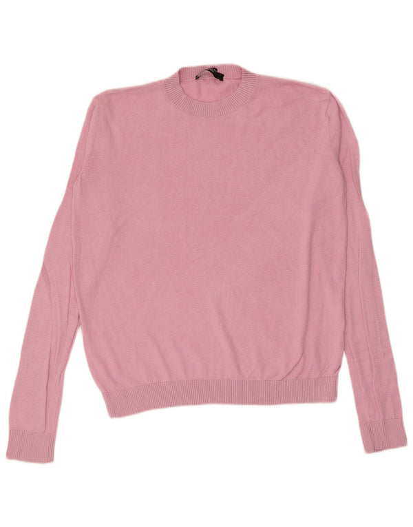 Pulover cu gât roșu pentru femei Max Mara UK 14 Roz mediu