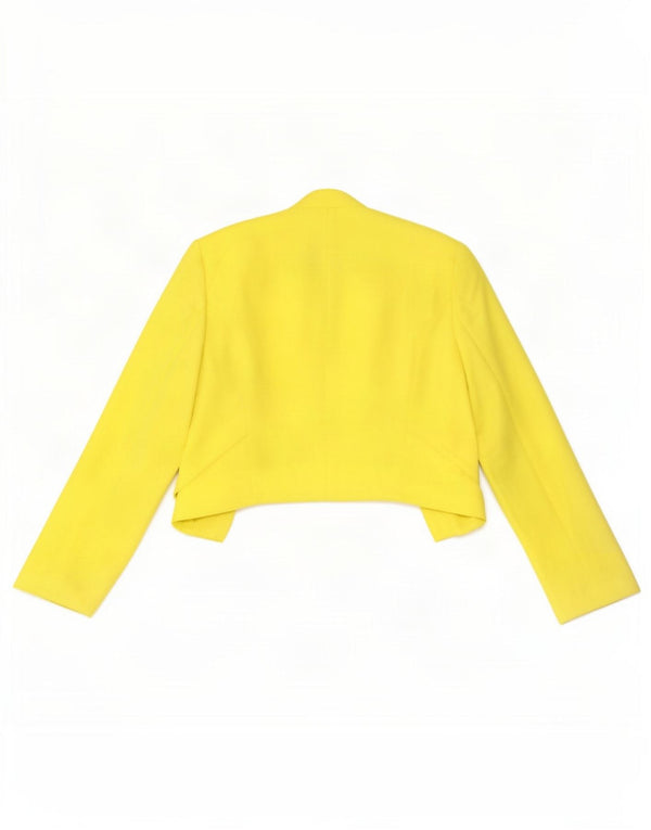 Jachetă Bolero pentru femei Topshop UK 8, poliester galben mic