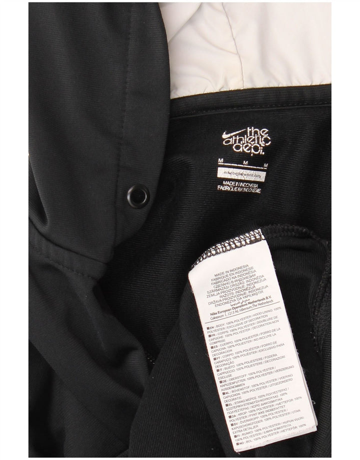 Pulover Nike Graphic Zip pentru femei UK 12 Poliester mediu negru