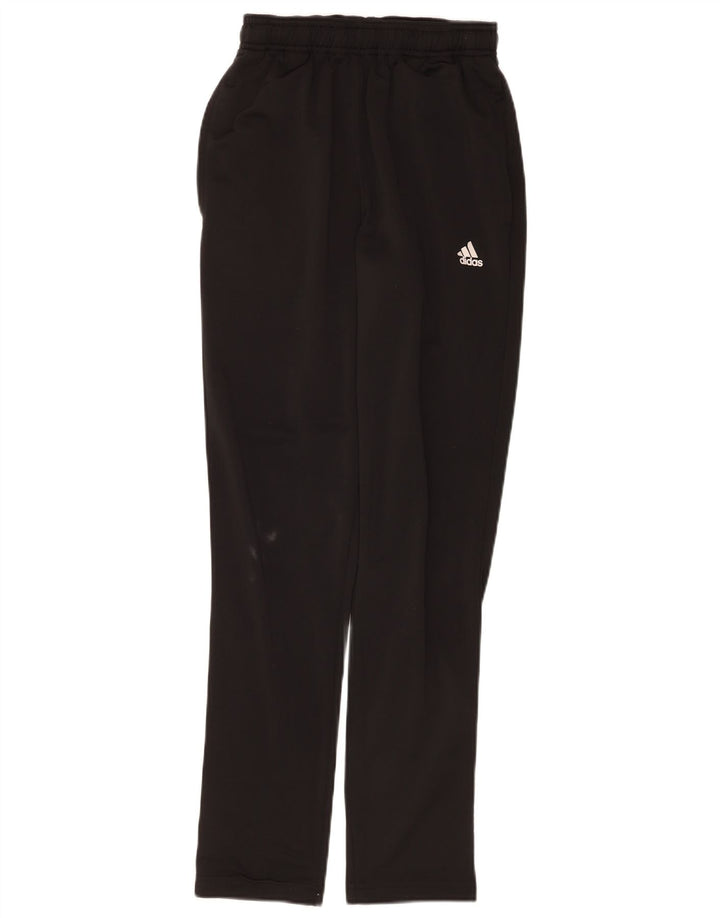 Adidas Mens Tracksuit Trousers Small Black Polyester