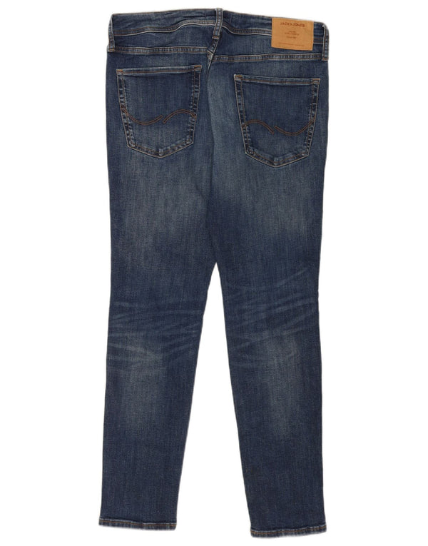 Jack & Jones Blugi pentru bărbați Liam Skinny W32 L30 Bumbac albastru