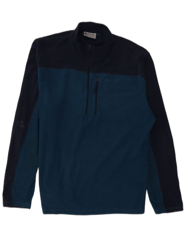 MOUNTAIN WAREHOUSE Jumper pentru bărbați, cu fermoar și gât, fleece, XL, bleumarin, bloc de culoare