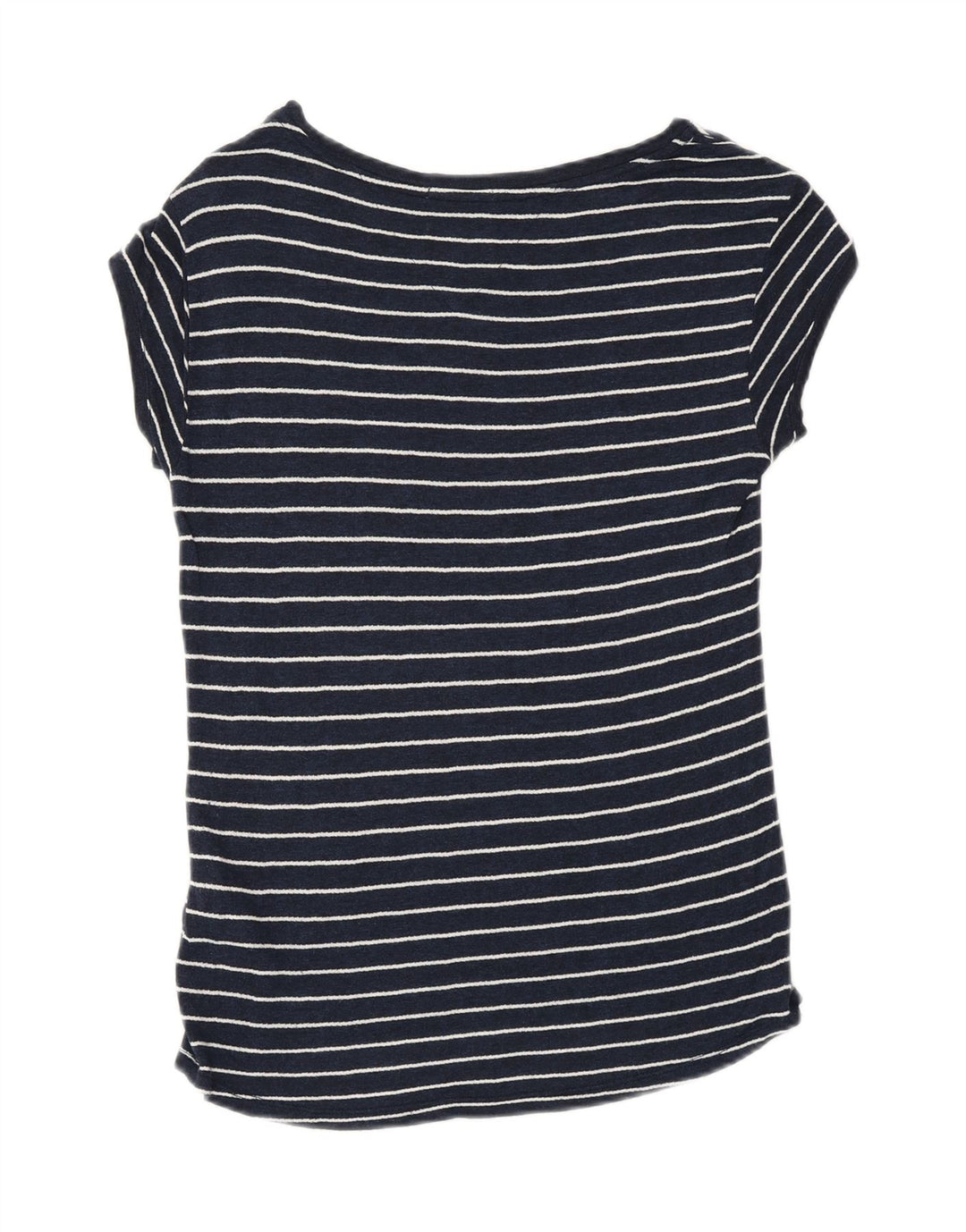 TOMMY HILFIGER Tricou pentru femei Top UK 6 XS Viscoză cu dungi bleumarin