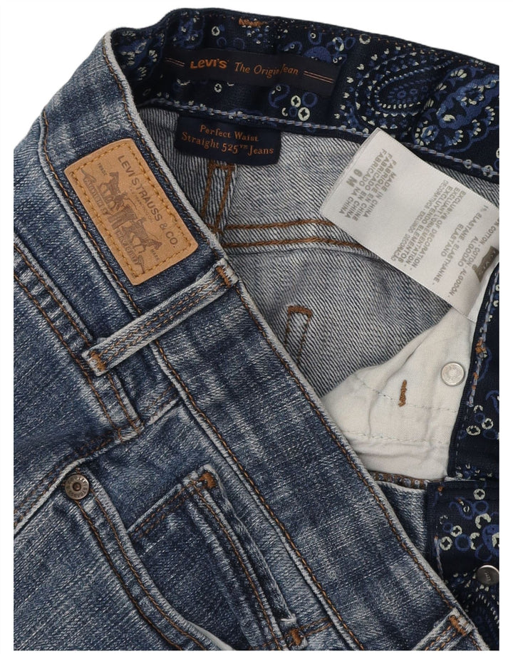 LEVI'S Blugi drepti 525 pentru femei US 6 Medium W28 L31 Blue Bumbac