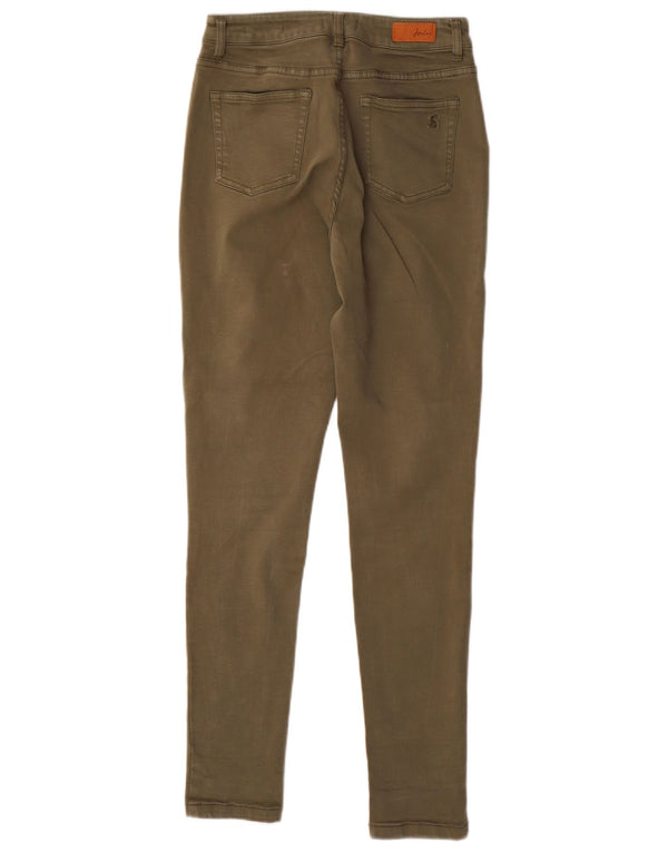Jeans skinny pentru femei JOULES UK 10 Small W28 L30 Khaki Tencel