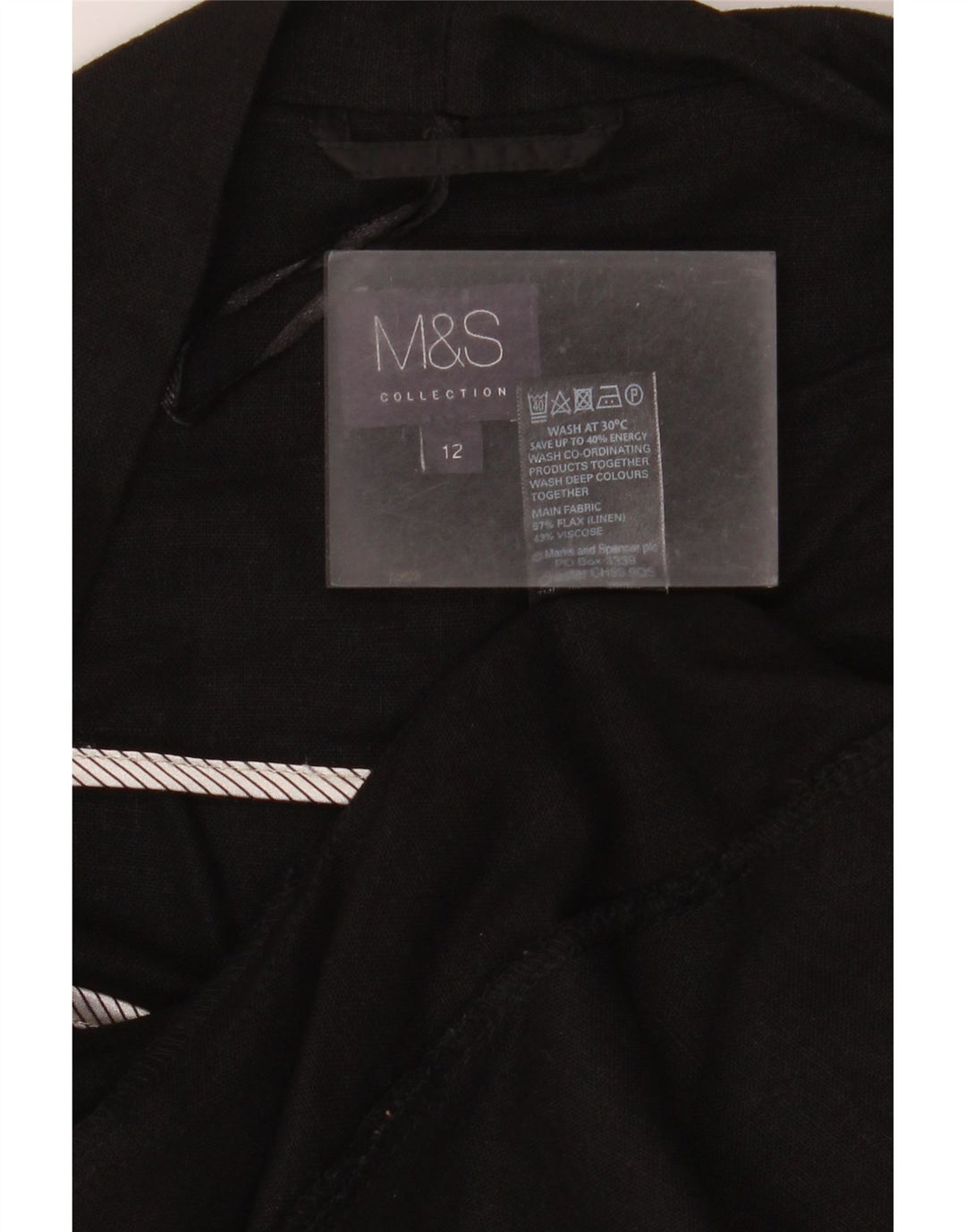 Marks & Spencer jachetă deschisă pentru femei UK 12, in negru mediu