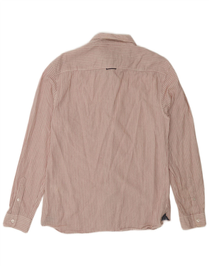 Cămașă Slim Fit pentru bărbați White Stuff, bumbac cu dungi roz mediu