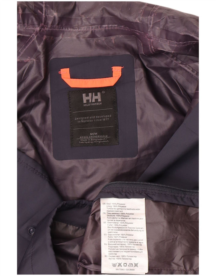 Jachetă de ploaie cu glugă pentru femei Helly Hansen UK 14 Medium Bleumarin