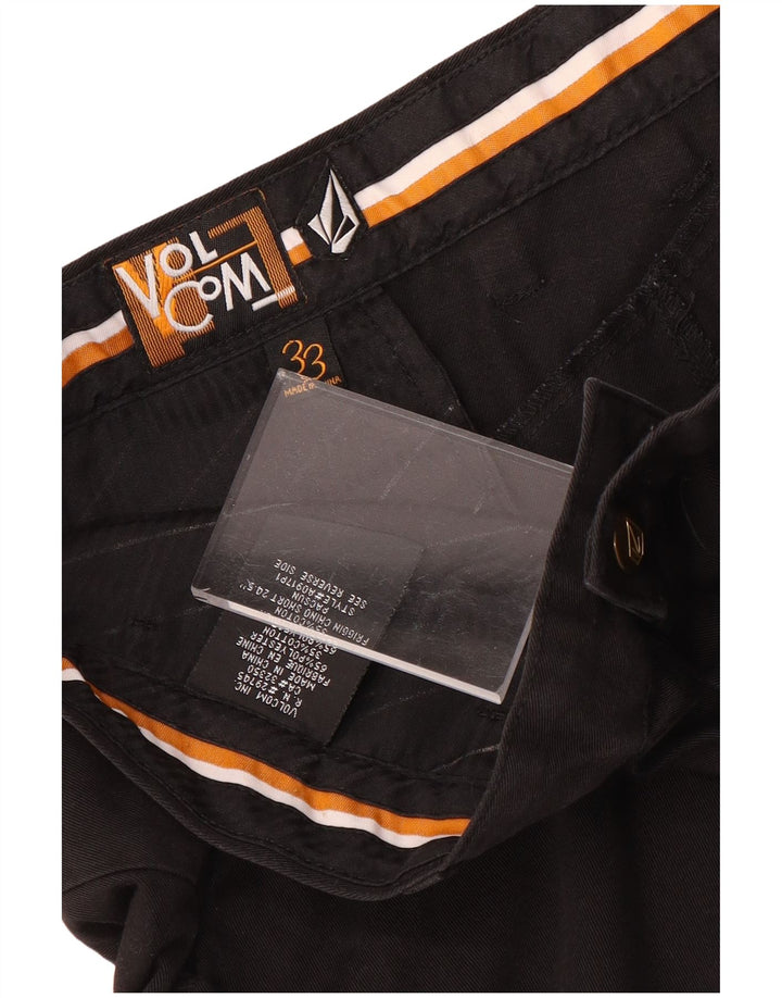 Pantaloni scurți cargo pentru bărbați Volcom W33 Poliester mediu negru