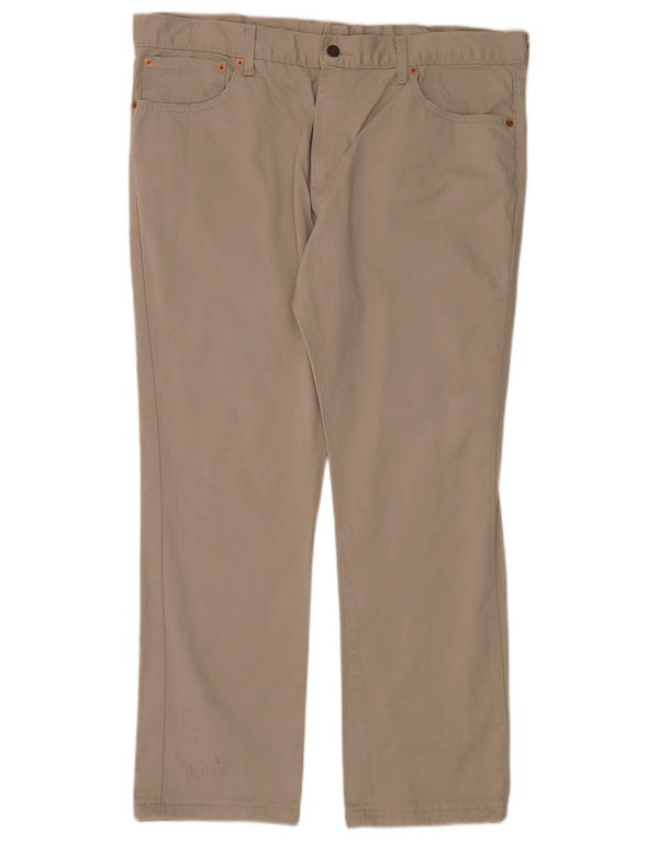 Pantaloni casual drepti pentru bărbați Levi's 581 L40 L30 bumbac bej