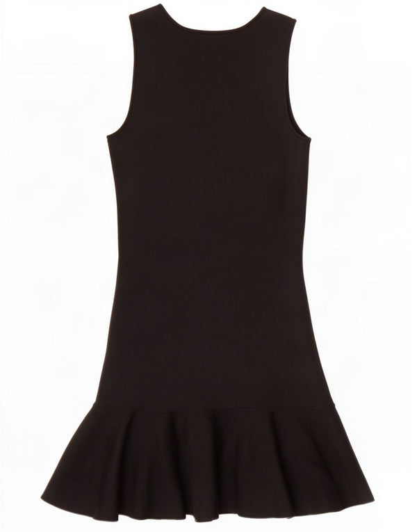 Zara Womens Sleeveless Sheath Dress UK 12 Medium Black Nylon