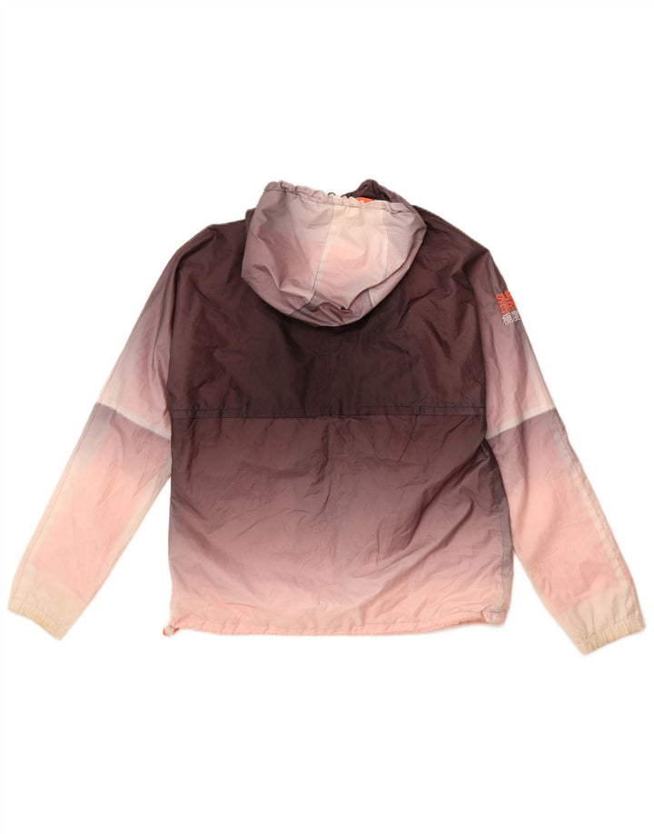 SUPERDRY Windcagoule Windbreaker Jacket pentru femei UK 16, mare, gri
