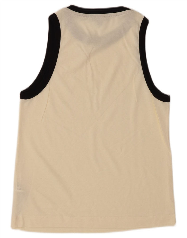 MASSIMO DUTTI Vest Top pentru femei UK 12 Medium Beige Bumbac