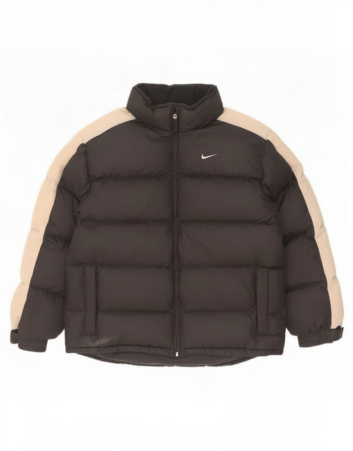 Jachetă căptușită pentru băieți Nike 13-14 ani XL Negru Poliester color bloc
